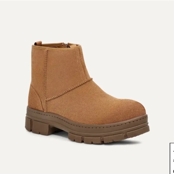 UGG Other - UGG Men's Skyview Classic Pull-On Chelsea Chestnut Suede Ankle Boots Sizes NEW